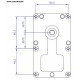 Motoréducteur MELLOR 2 RPM - série T3, alimentation 220VCA