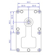 Motoréducteur MELLOR 4,75 RPM - série T3, alimentation 220VCA - diamètre 8,5 mm