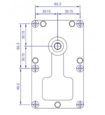 Motoréducteur MELLOR 8 RPM - série T3, alimentation 220VCA - diamètre 8,5 mm