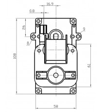 Motoréducteur KENTA 2 RPM - diamètre 8,5 mm