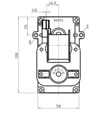 Motoréducteur KENTA 5 RPM - diamètre 8,5 mm