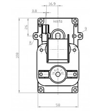 Motoréducteur KENTA 8,5 RPM - diamètre 8,5 mm