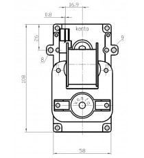 Motoréducteur KENTA 12 RPM - diamètre 8,5 mm