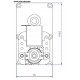 Motoréducteur MELLOR 4 RPM, série T3 alimentation 220VCA