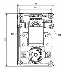 Motoréducteur KENTA 1 RPM - diamètre 9,5 mm