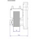 Motoréducteur MELLOR 3 RPM - série T14 alimentation 220VCA