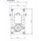 Motoréducteur MELLOR 3 RPM - série T14 alimentation 220VCA