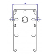 Motoréducteur MELLOR 5 RPM - série T14 alimentation 220VCA - diamètre 8,5 mm