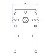 Motoréducteur MELLOR 5 RPM - série T14 alimentation 220VCA - diamètre 8,5 mm