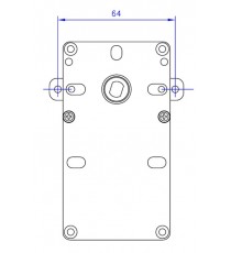 Motoréducteur MELLOR 5 RPM - série T14 alimentation 220VCA - diamètre 8,5 mm