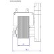 Motoréducteur MELLOR 5 RPM - série T14 alimentation 220VCA