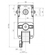 Motoréducteur KENTA 2 RPM - diamètre 8,5 mm