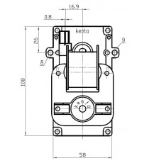 Motoréducteur KENTA 5 RPM - diamètre 8,5 mm