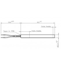 Résistance diamètre 12,5 mm sans raccord - Longueur 160 mm