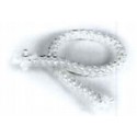 Tresse blanche diamètre 7 mm pour passage échangeurs latéraux - Nobis