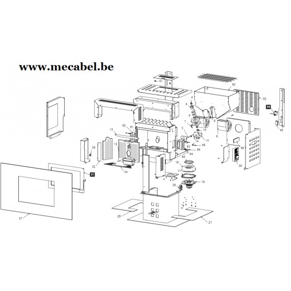 Poêle à pellet Ecovision - Ravelli