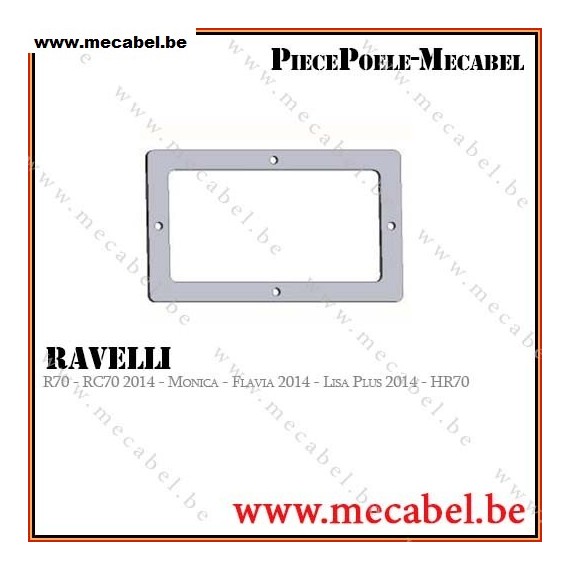 Joint blanc trappes d'inspection avant 185 x 115 mm - RAVELLI