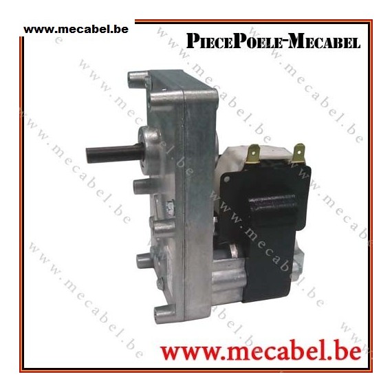 Motor&eacute;ducteur MELLOR 3 RPM - s&eacute;rie T3, alimentation 220VCA - diam&egrave;tre 8,5 mm