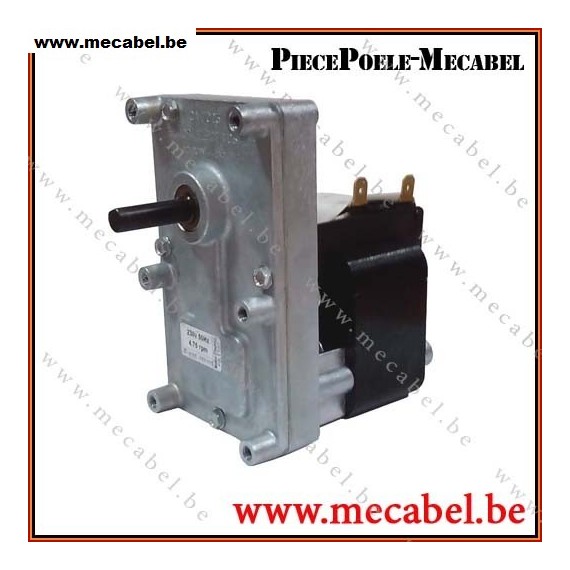 Motor&eacute;ducteur MELLOR 4,75 RPM - s&eacute;rie T3, alimentation 220VCA - diam&egrave;tre 8,5 mm