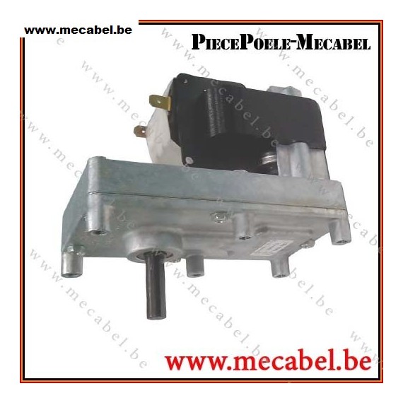 Motor&eacute;ducteur MELLOR 2 RPM, s&eacute;rie T3 alimentation 220VCA - diam&egrave;tre 9,5 mm