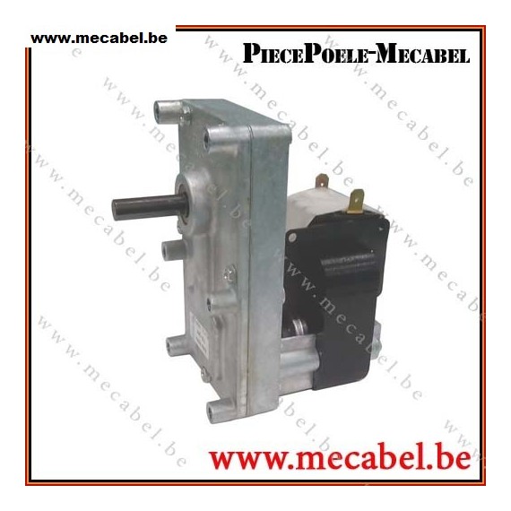 Motor&eacute;ducteur MELLOR 3,3 RPM, s&eacute;rie T3 alimentation 220VCA - diam&egrave;tre 9,5 mm