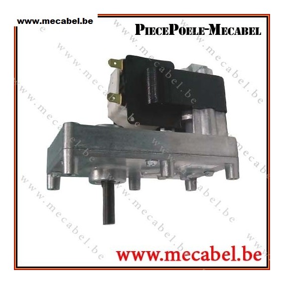 Motor&eacute;ducteur MELLOR 1 RPM, s&eacute;rie T3 alimentation 220VCA - diam&egrave;tre 9,5 mm