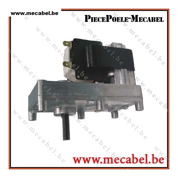 Motor&eacute;ducteur MELLOR 1,26 RPM, s&eacute;rie T3 alimentation 220VCA - diam&egrave;tre 9,5 mm