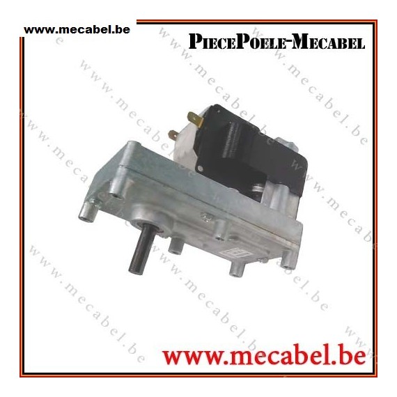 Motor&eacute;ducteur MELLOR 2 RPM, s&eacute;rie T3 alimentation 220VCA - diam&egrave;tre 9,5 mm