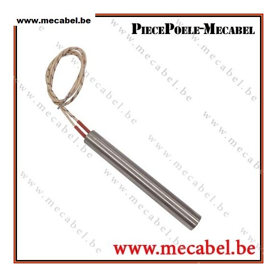 R&eacute;sistance diam&egrave;tre 12,7 mm sans raccord - Longueur 101 mm