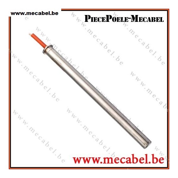 R&eacute;sistance diam&egrave;tre 12,5 mm avec bride - Longueur 182 mm