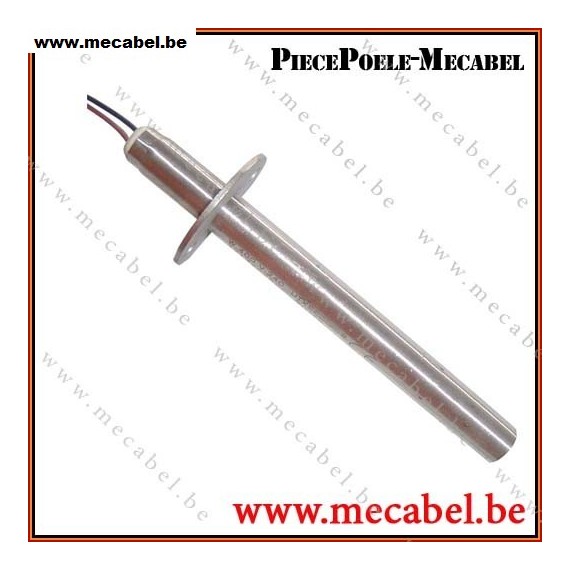 Bougie avec bride Diam&egrave;tre 12,5 mm Longueur 132 mm