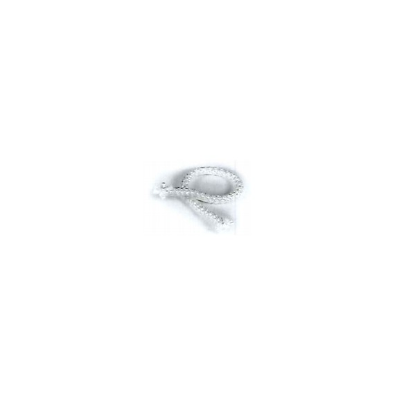Tresse blanche diam&egrave;tre 7 mm pour passage &eacute;changeurs lat&eacute;raux - Nobis
