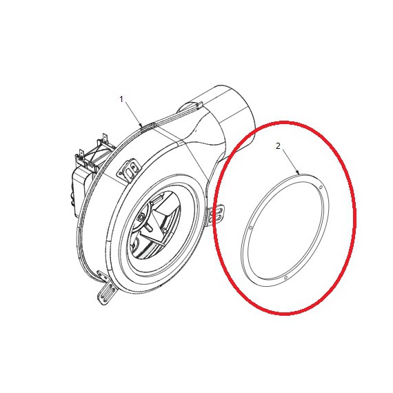 Joint aspirateur de fum&eacute;es RAVELLI